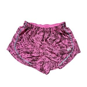 Nike Dri-FIT Womens Pink Marble Swirl Running Shorts DQ6673-684‎ Large